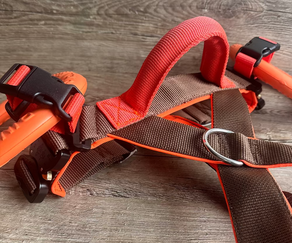 Wasserarbeitsgeschirr-braun-orange