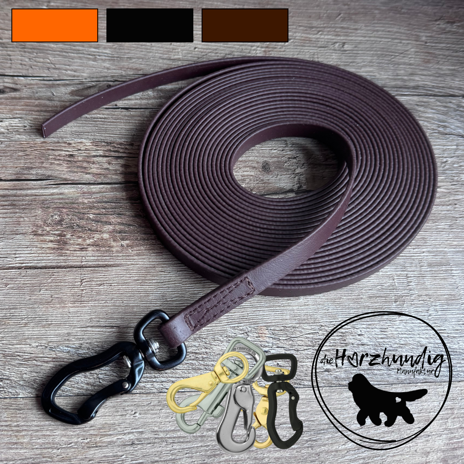 Biothane Grippy Schleppleine 12mm
