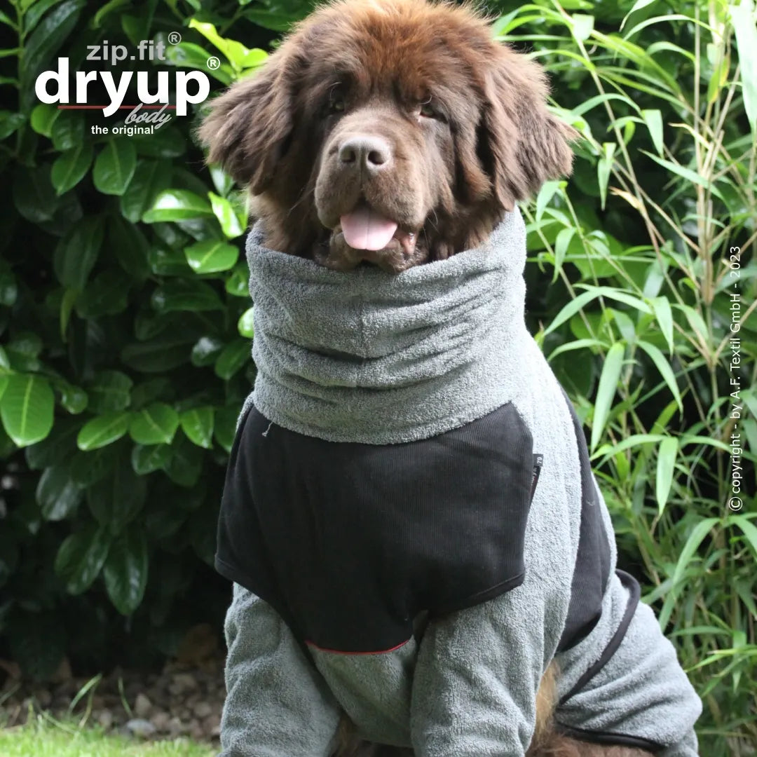 DRyup cape body zip.fit grau