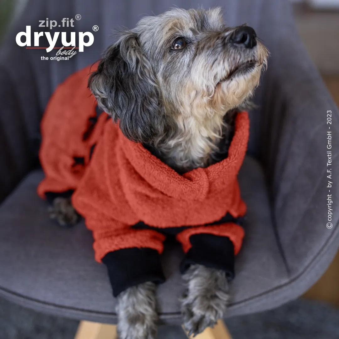 Hundebademantel Dryup zip.fit body brick