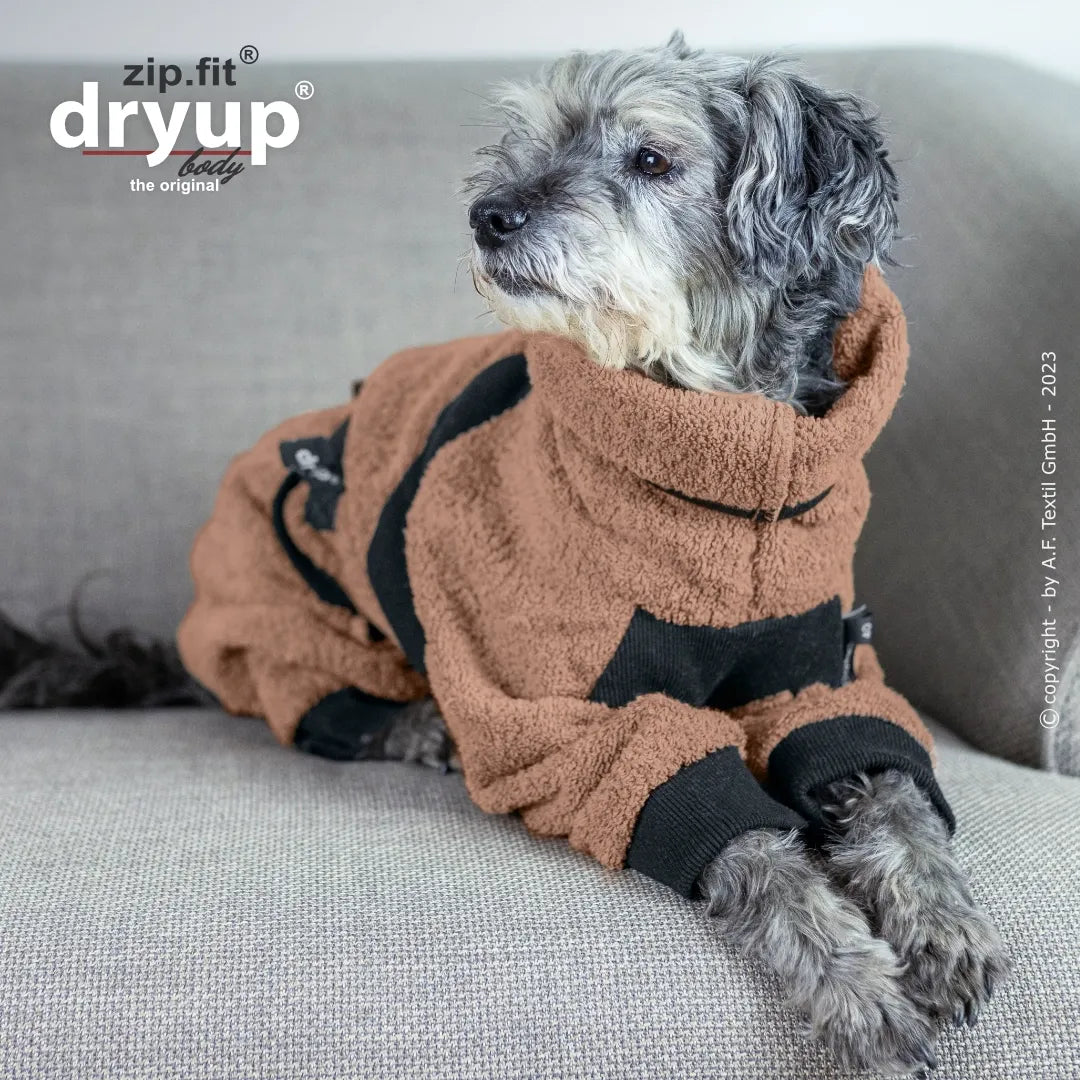 Hundebademantel Dryup zip.fit body bordeaux