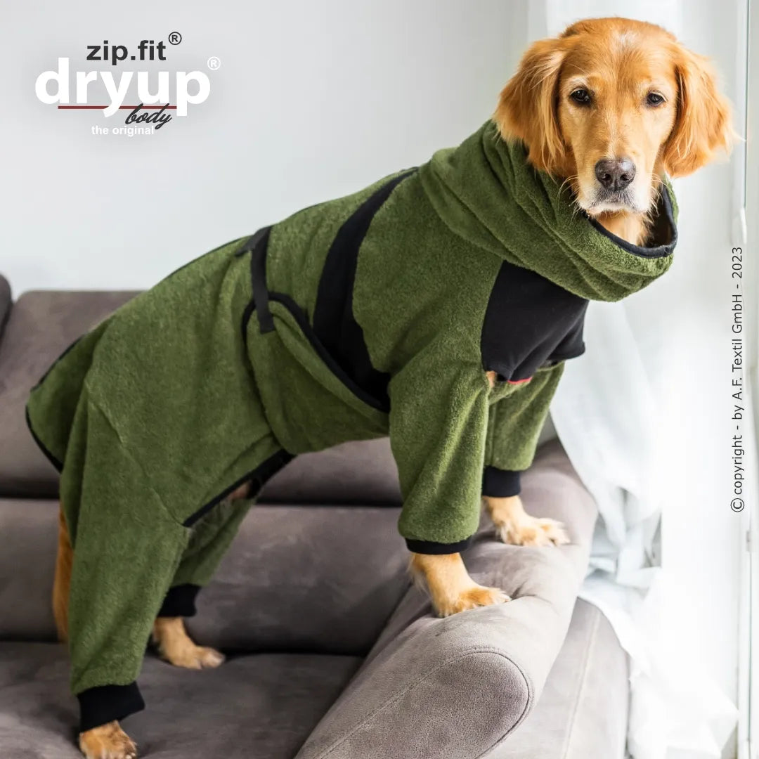 Hundebademantel dryup zi.fit moos