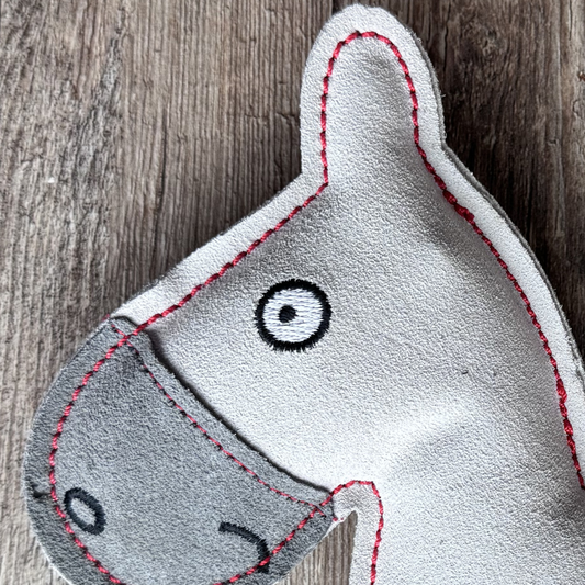 doggydoodle-esel-hellgrau-detail