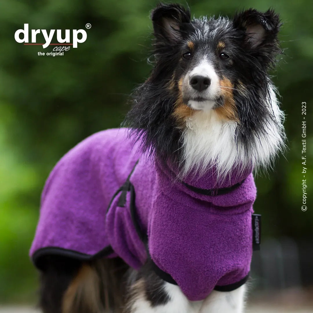 Hundebademantel Dryup Cape MINI lila