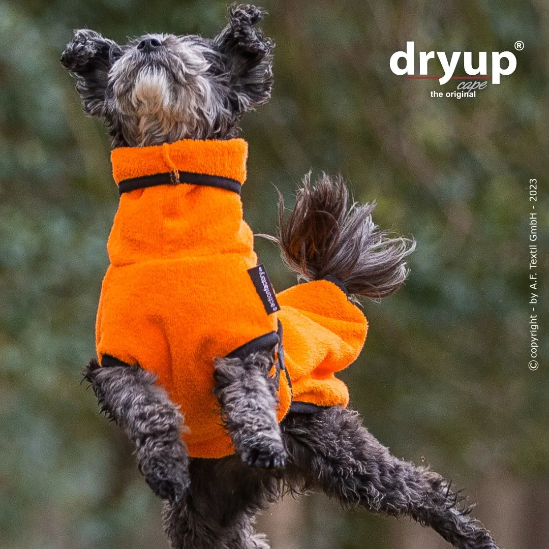 Hundebademantel Dryup Cape MINI orange