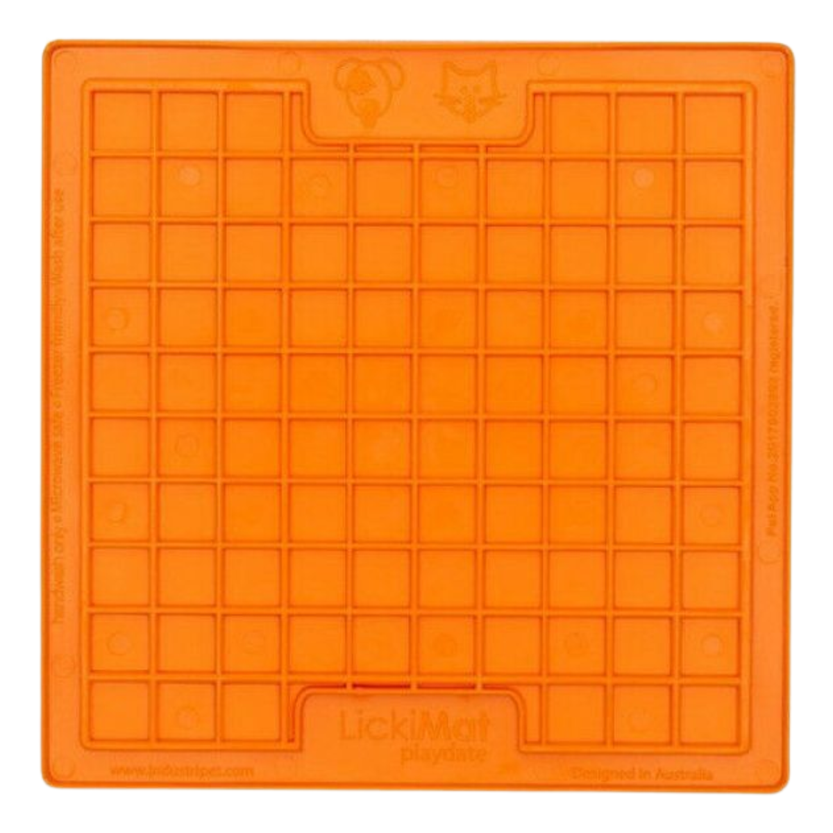 Lickimat Schleckmatte Playdate  orange