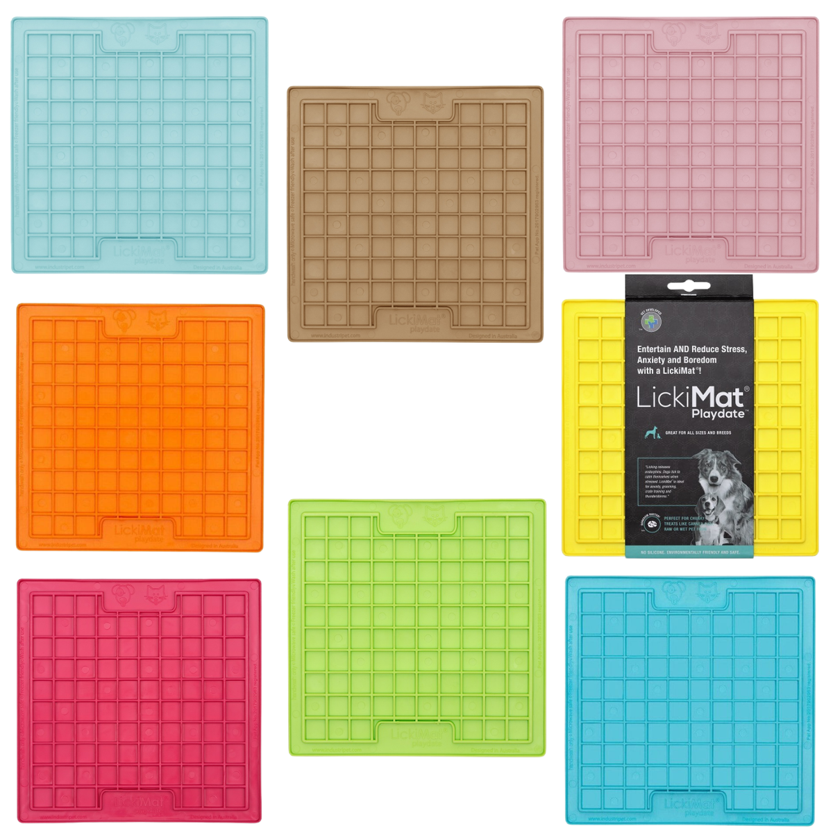Schleckmatte LickiMat Playdate 20x20 cm