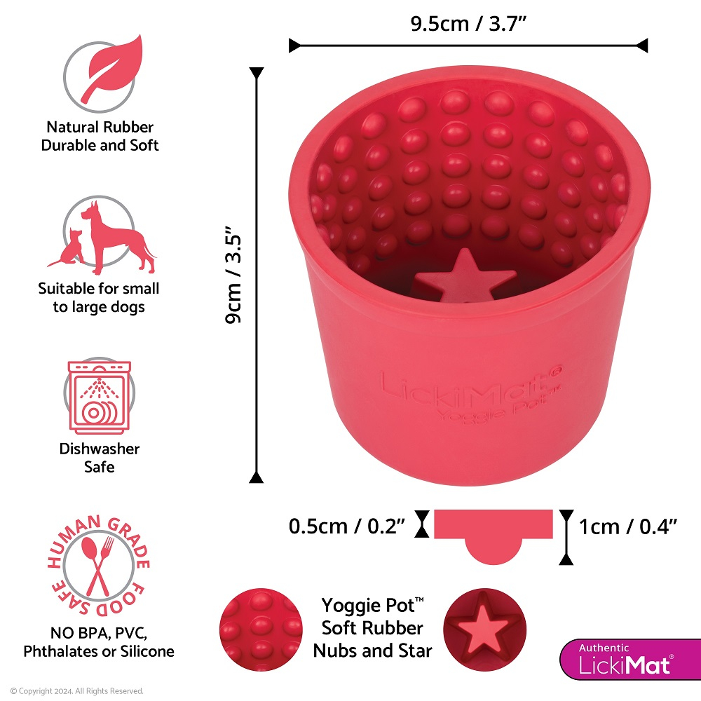 LickiMat Schleckmatte YOGGIE POT