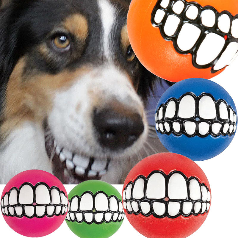 Rogz Grinz Hundeball 6,5 cm diverse Farben