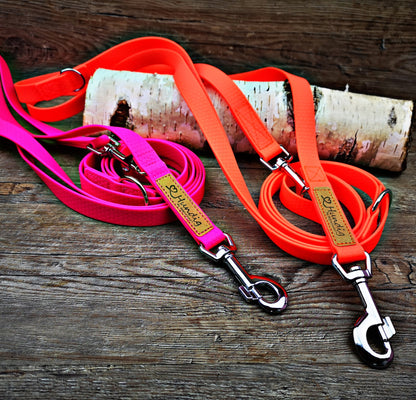 Führleine Soft-PVC Hundeleine 3fach verstellbar 20mm