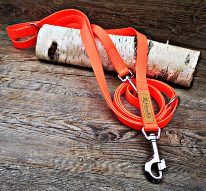 Führleine Soft-PVC Hundeleine 3fach verstellbar 20mm